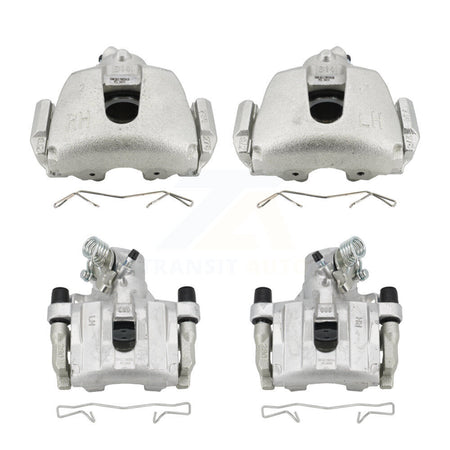 Front Rear Brake Caliper Left Right Driver Passenger Side Kit For 2010 Mazda 3 Sport 2.5L KBC-100609