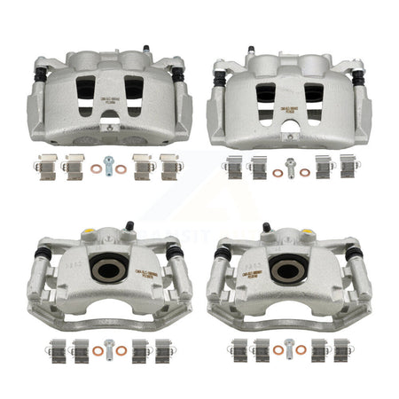 Front Rear Disc Brake Caliper Kit For 2018-2022 Jeep Wrangler With Heavy Duty Brakes KBC-100610