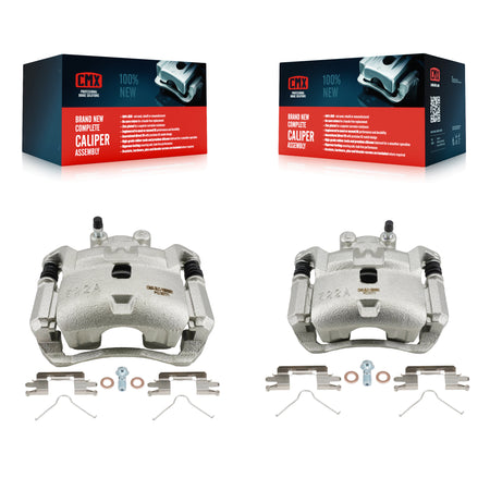 Front Brake Caliper Left Right Side (Driver Passenger) Kit For Nissan Micra Versa Note KBC-100617
