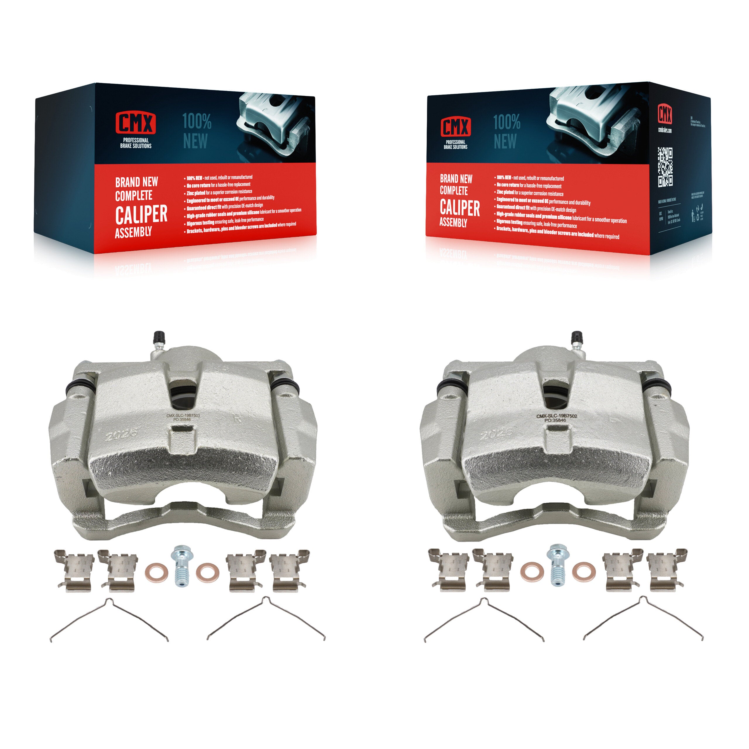 Front Disc Brake Caliper Kit For Toyota RAV4 Camry Venza Lexus ES350 ES300h Avalon ES250 KBC-100629
