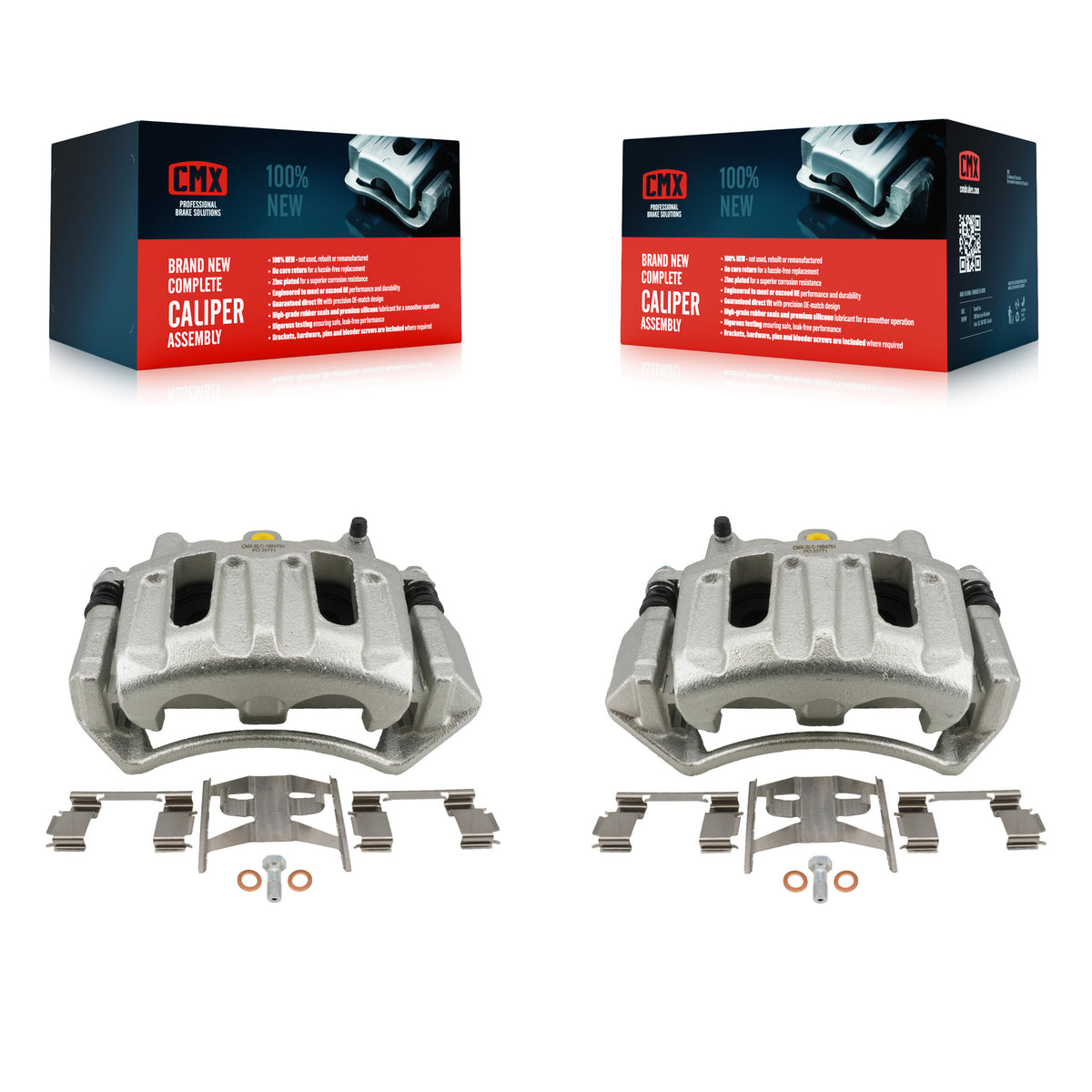 Front Disc Brake Caliper Left Right Side Kit For Ford F-150 Heritage Lincoln Blackwood KBC-100634