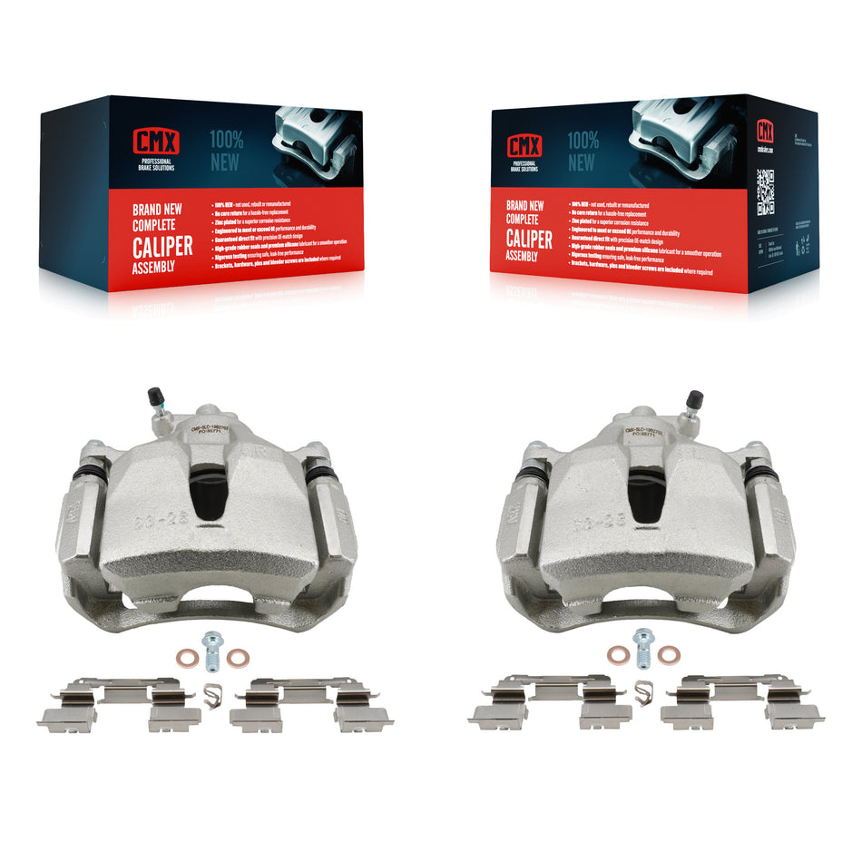 Front Brake Caliper (Left Right) Kit For 2002-2006 Toyota Camry With 275mm Diameter Rotor KBC-100635