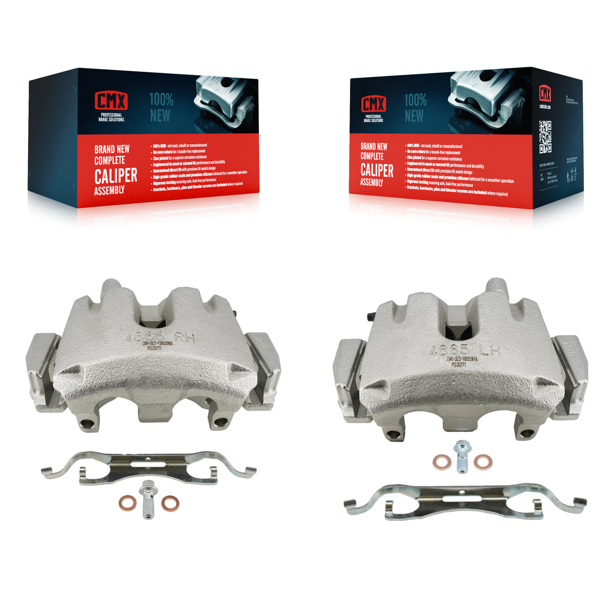 Front Brake Caliper Left Right Driver Passenger Kit For Jeep Grand Cherokee Dodge Durango KBC-100638