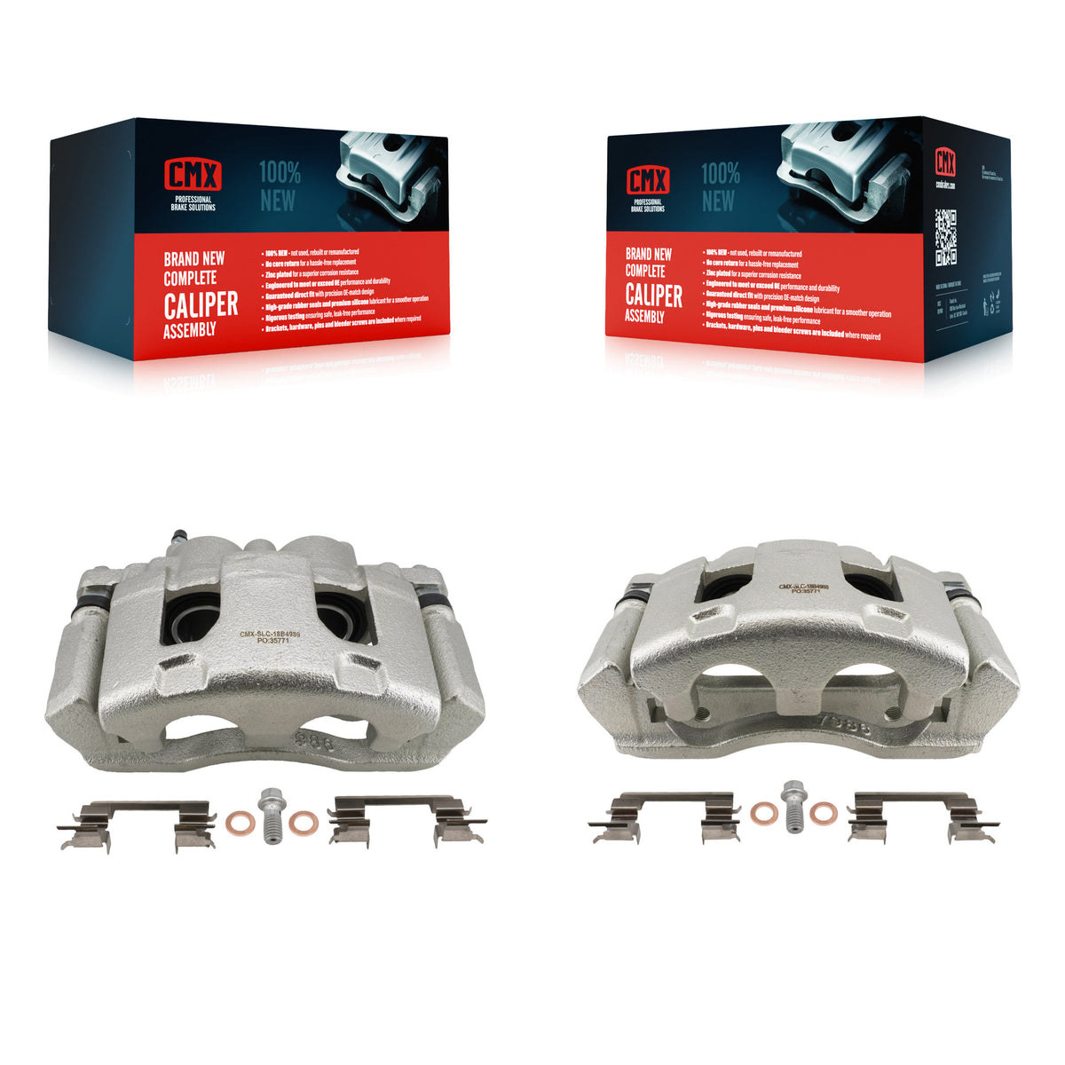 Front Brake Caliper Left Right Kit For Chevrolet Impala Buick Lucerne Monte Carlo Limited KBC-100646