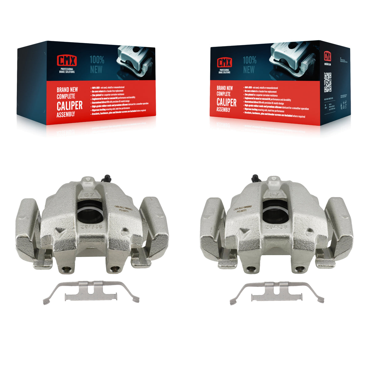 Front Disc Brake Caliper Assembly Left Right Side (Driver Passenger) Kit For BMW X3 X4 KBC-100649
