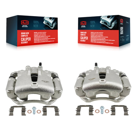 Front Brake Caliper Left Right Side (Driver Passenger) Kit For Kia Forte Koup Forte5 2.4L KBC-100654