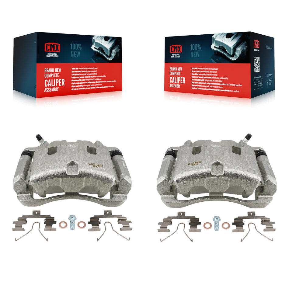Front Disc Brake Caliper Left Right Side (Driver Passenger) Kit For 2003-2006 Acura MDX KBC-100656