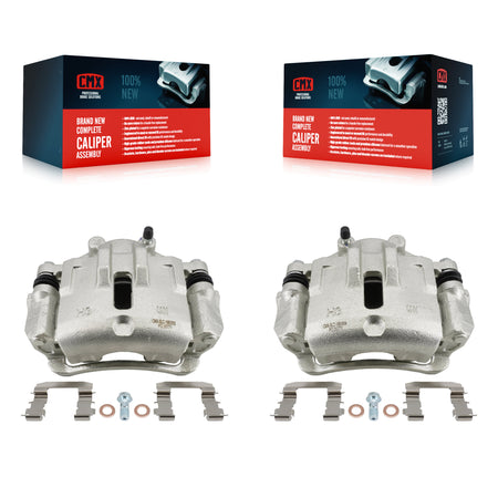 Front Disc Brake Caliper Left Right Side (Driver Passenger) Kit For 2007-2012 Kia Rondo KBC-100658