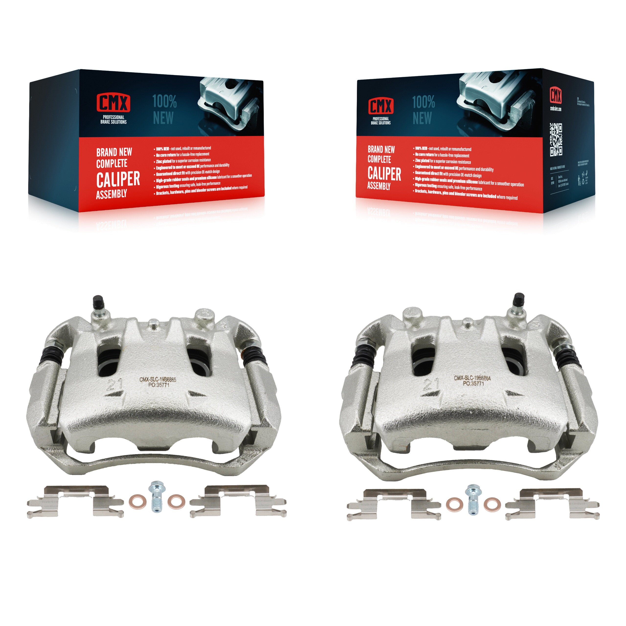 Front Disc Brake Caliper Left Right Side Kit For Nissan LEAF NV200 Chevrolet City Express KBC-100669