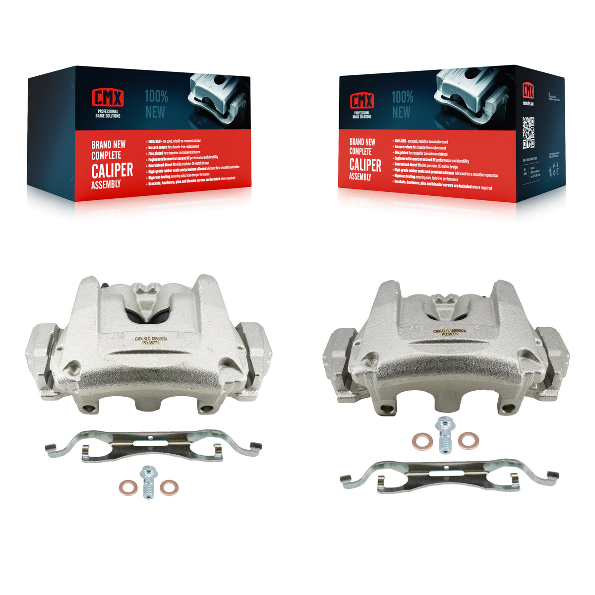 Front Brake Caliper Left Right Driver Passenger Kit For Ford Edge Lincoln MKX Continental KBC-100673