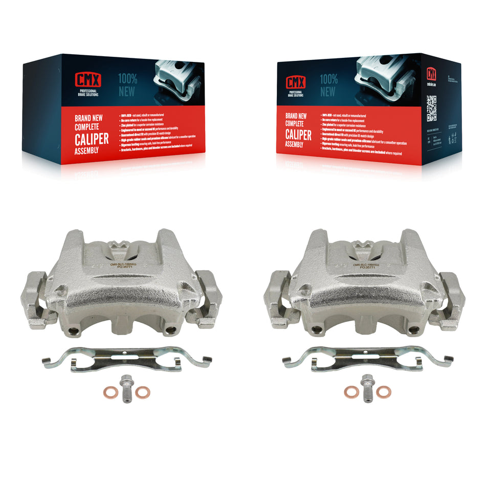 Front Brake Caliper Left Right (Driver Passenger) Kit For Ford Edge Lincoln Nautilus MKX KBC-100674