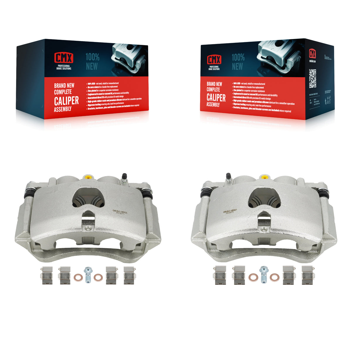 Front Brake Caliper Left Right Side (Driver Passenger) Kit For 2019-2025 Ram 2500 3500 KBC-100677