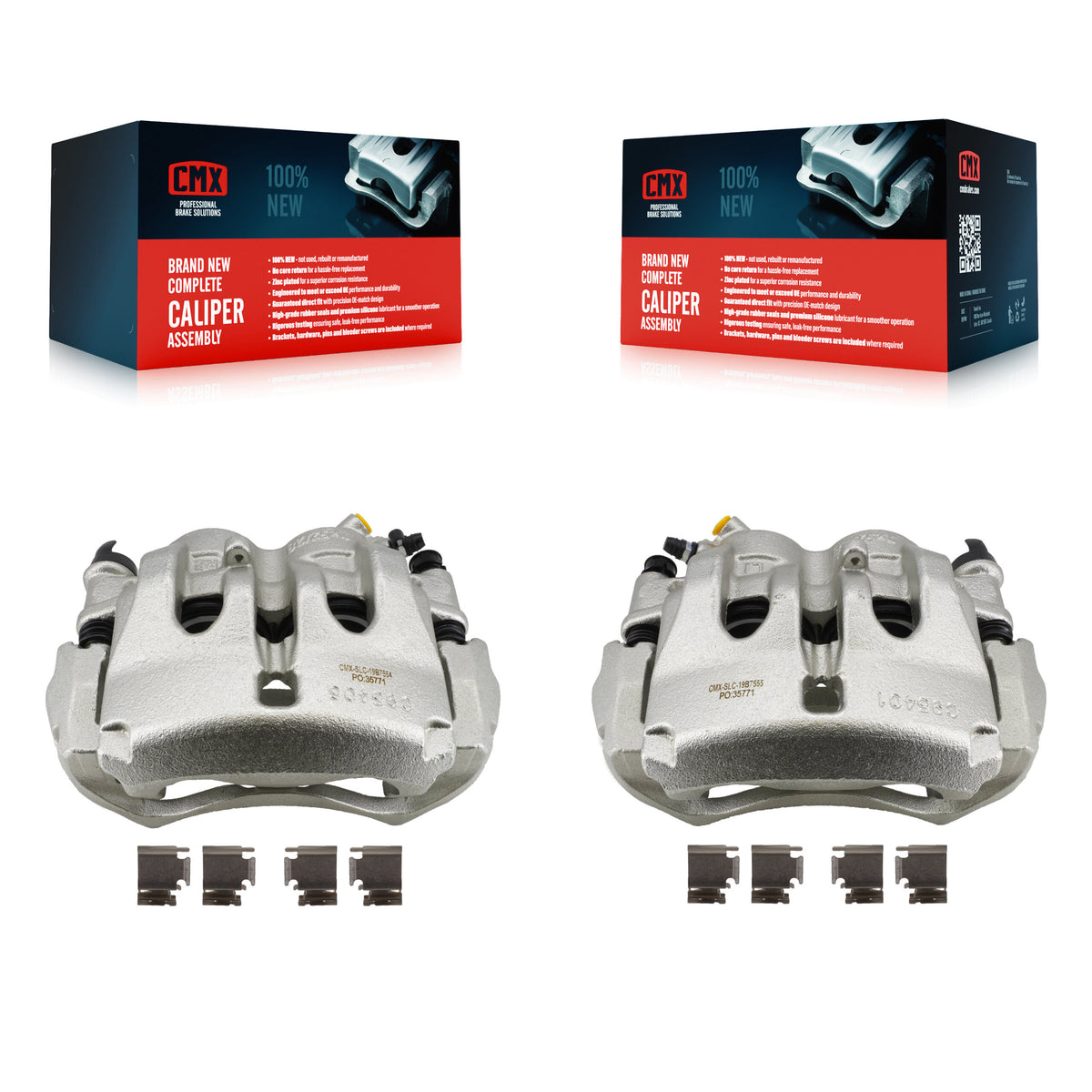 Front Disc Brake Caliper Kit For Mercedes-Benz Sprinter 2500 3500 4500 Freightliner 1500 KBC-100683