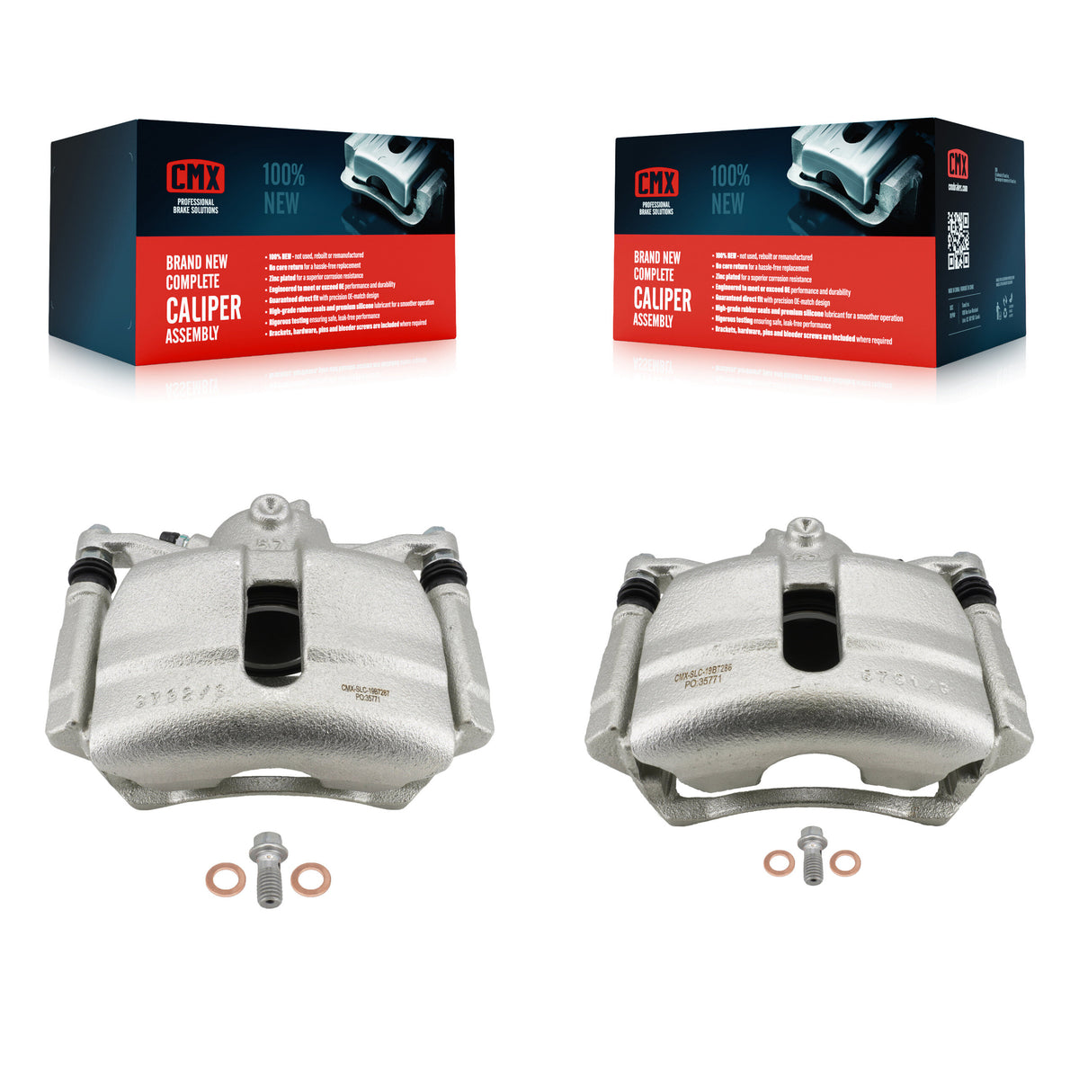 Front Brake Caliper Left Right Driver Passenger Kit For Volkswagen Golf Jetta SportWagen KBC-100688