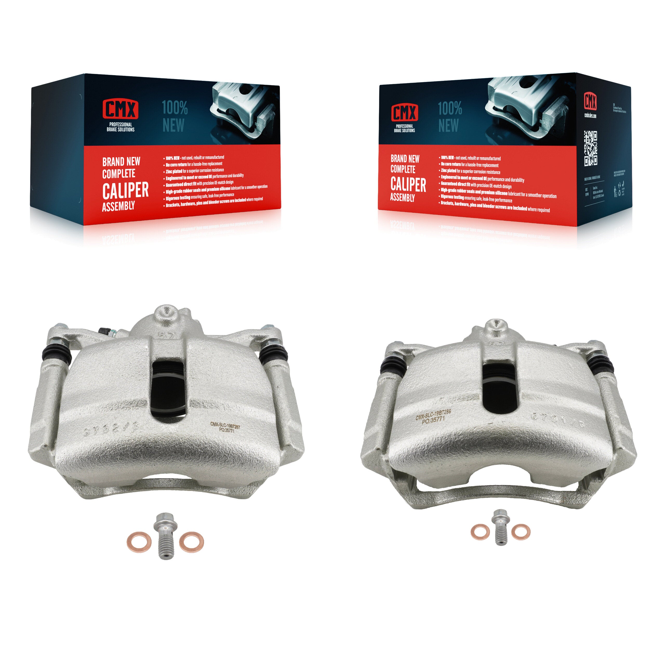 Front Brake Caliper Left Right Driver Passenger Kit For Volkswagen Golf Jetta SportWagen KBC-100688