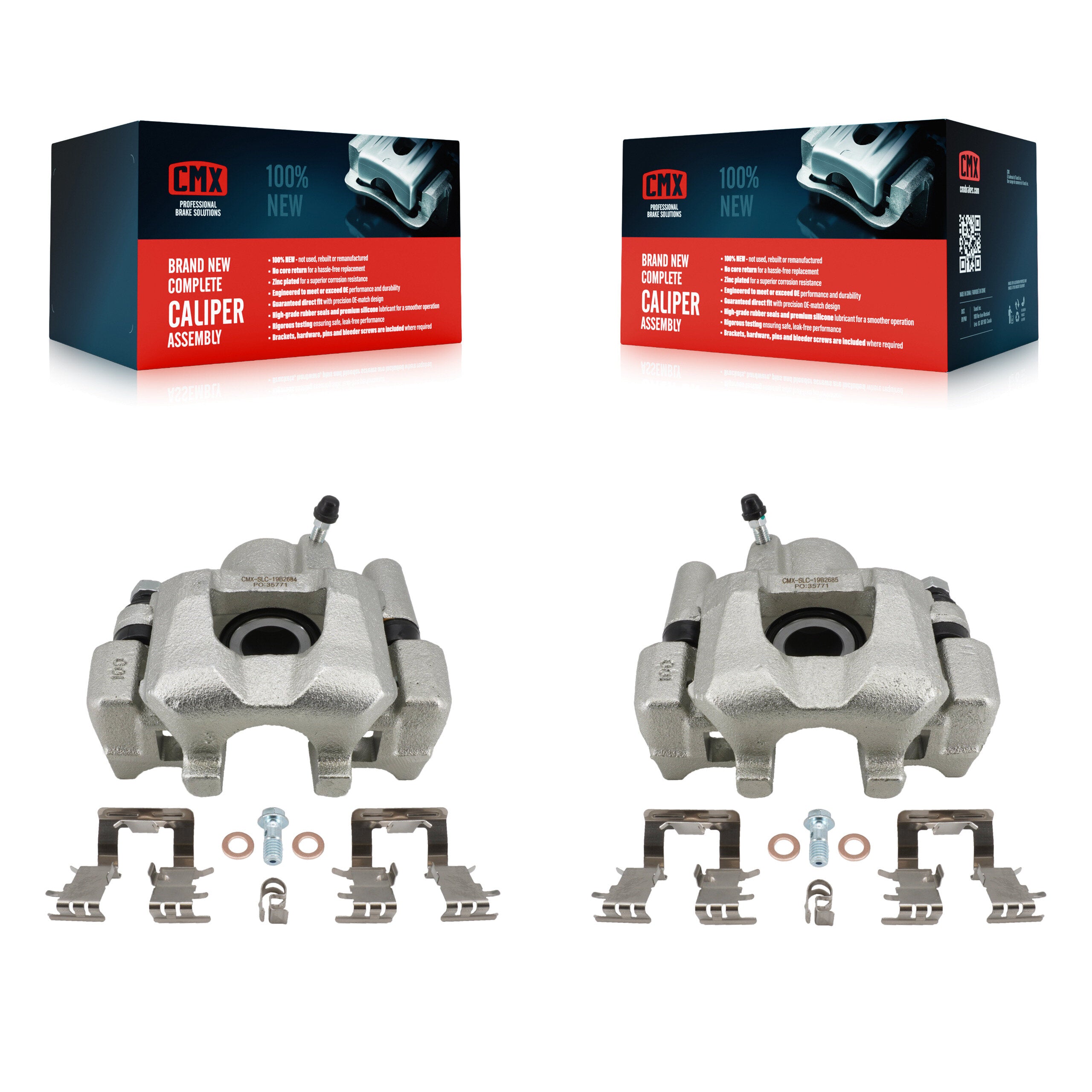 Rear Brake Caliper Left Right (Driver Passenger) Kit For Toyota Camry Lexus ES330 ES300 KBC-100694