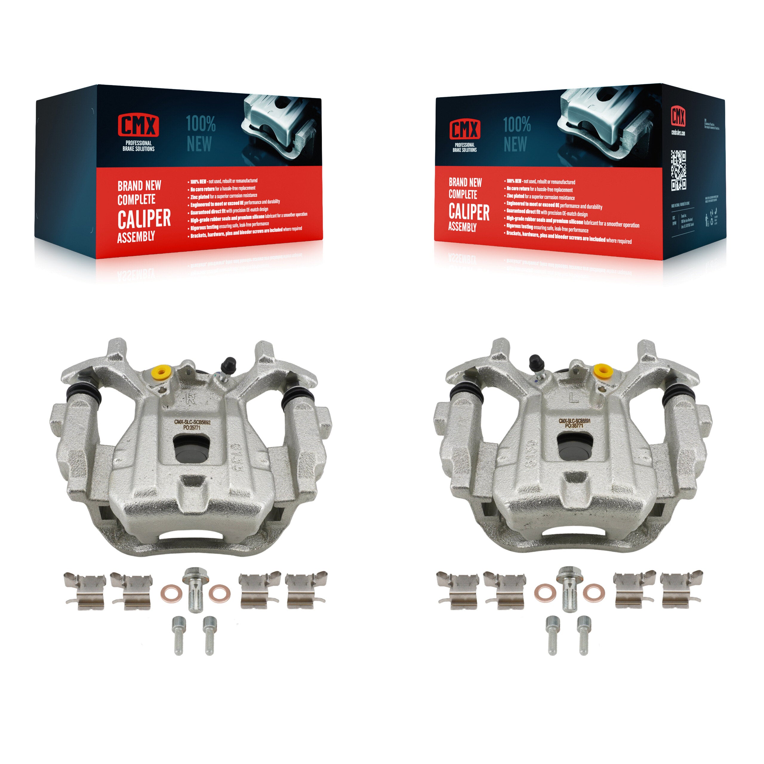 Rear Brake Caliper Left Right Side Kit For Toyota RAV4 Corolla Cross Venza Prius Prime KBC-100701