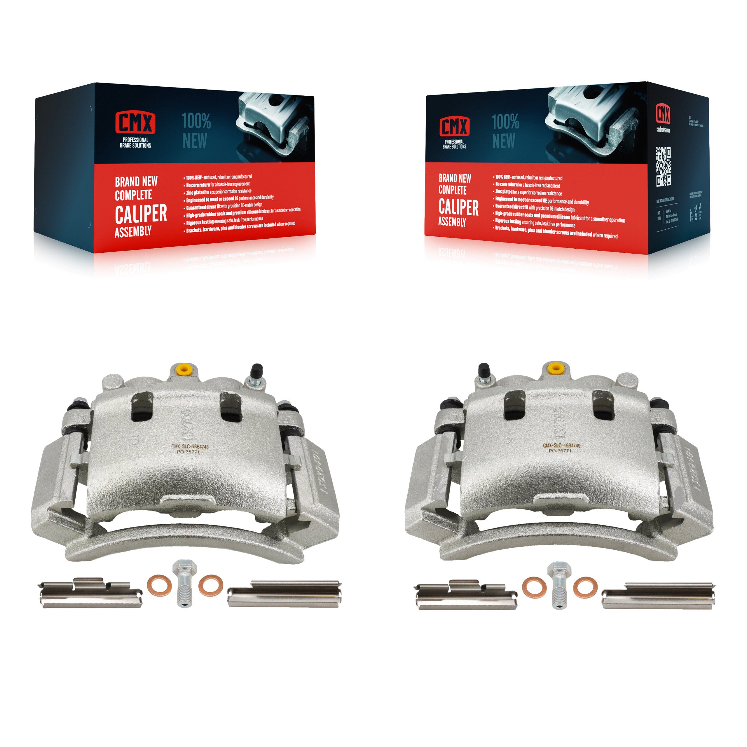 Rear Disc Brake Caliper Kit For Ford E-350 Super Duty E-250 Club Wagon Econoline E-150 KBC-100707