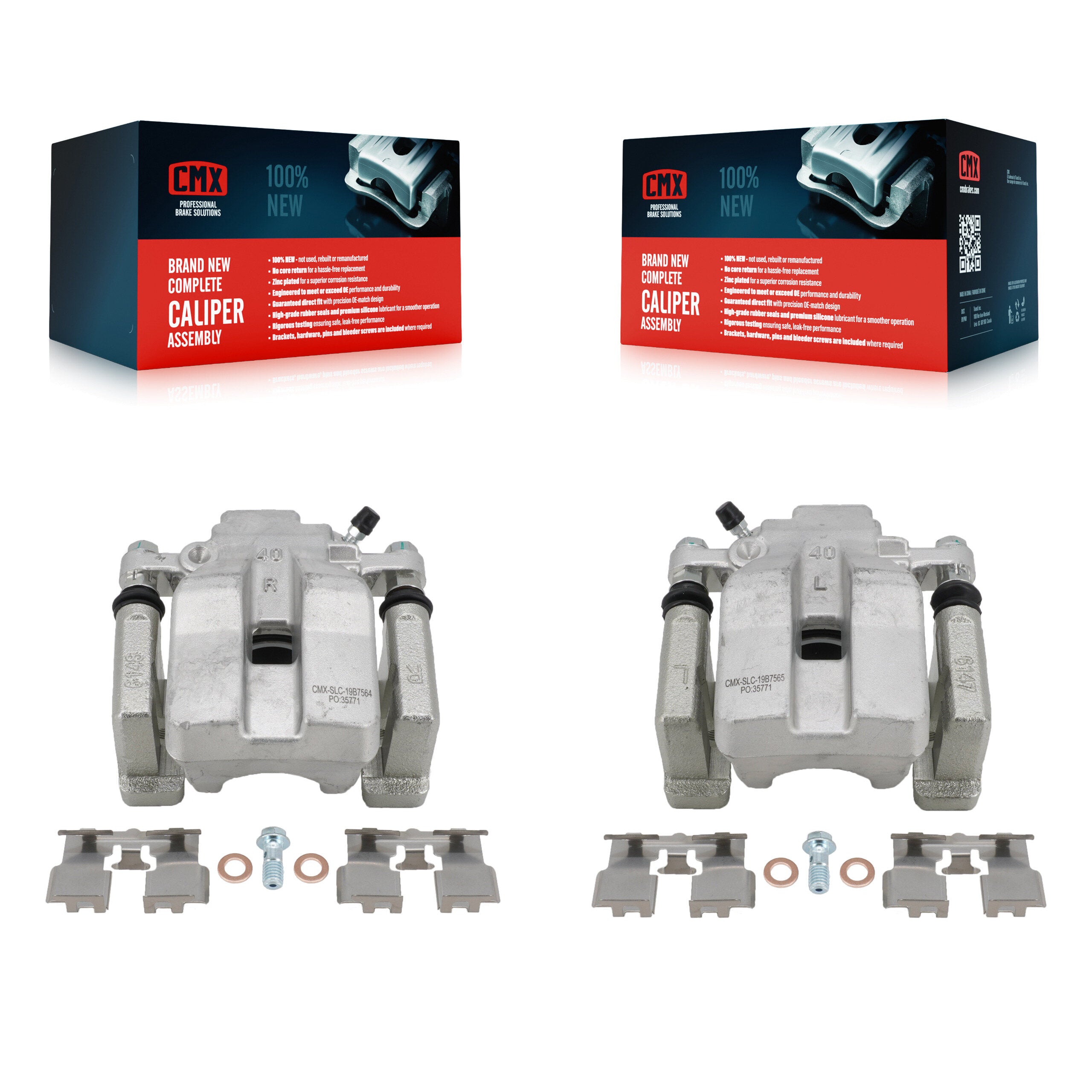 Rear Disc Brake Caliper Left Right Side Kit For Toyota Camry With Manual Parking KBC-100716