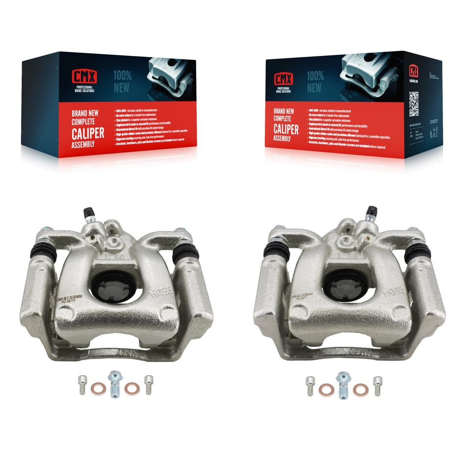 Rear Disc Brake Caliper Left Right Side (Driver Passenger) Kit For 2019-2021 Mazda CX-3 KBC-100719
