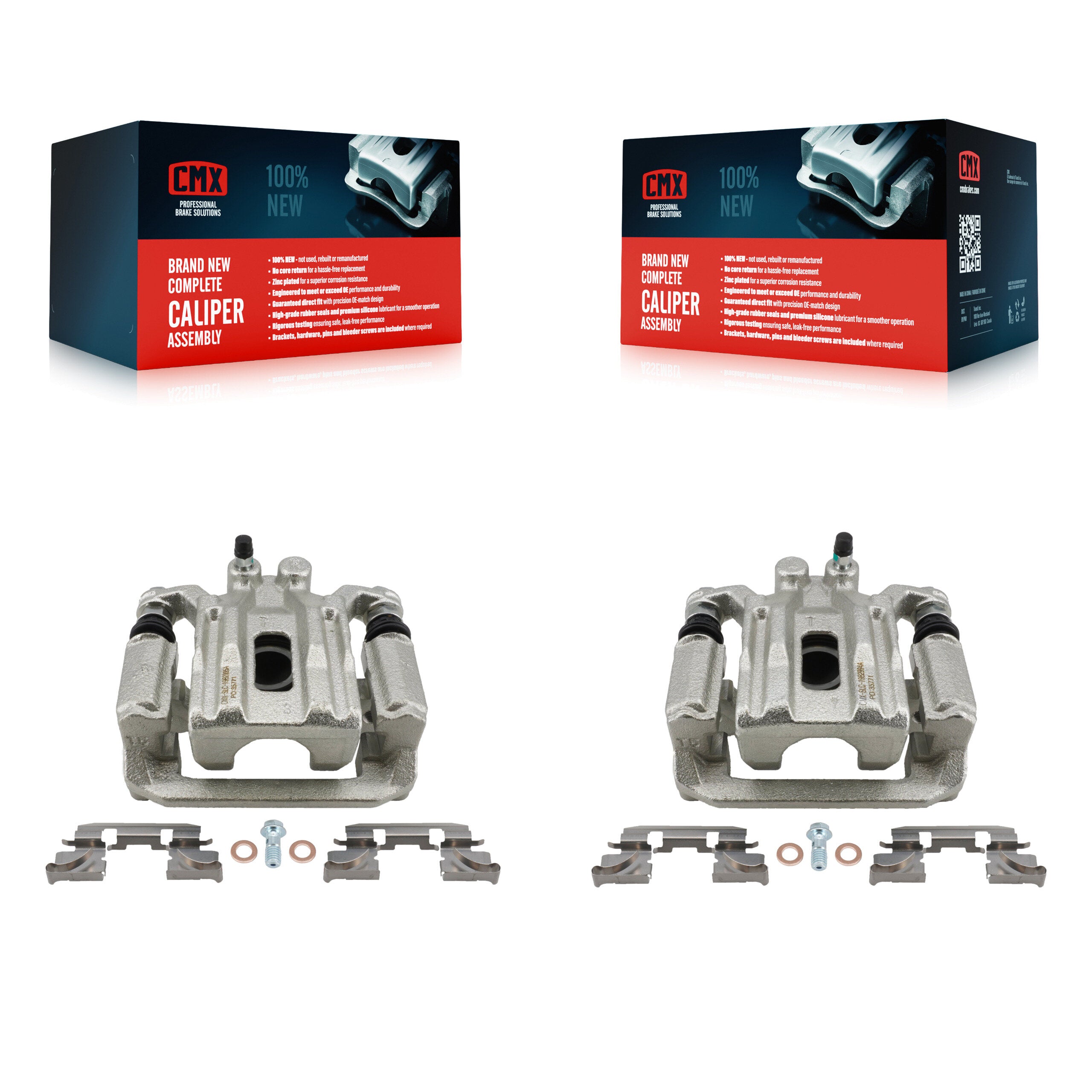 Rear Brake Caliper Left Right Side (Driver Passenger) Kit For 2005-2012 Nissan Pathfinder KBC-100728