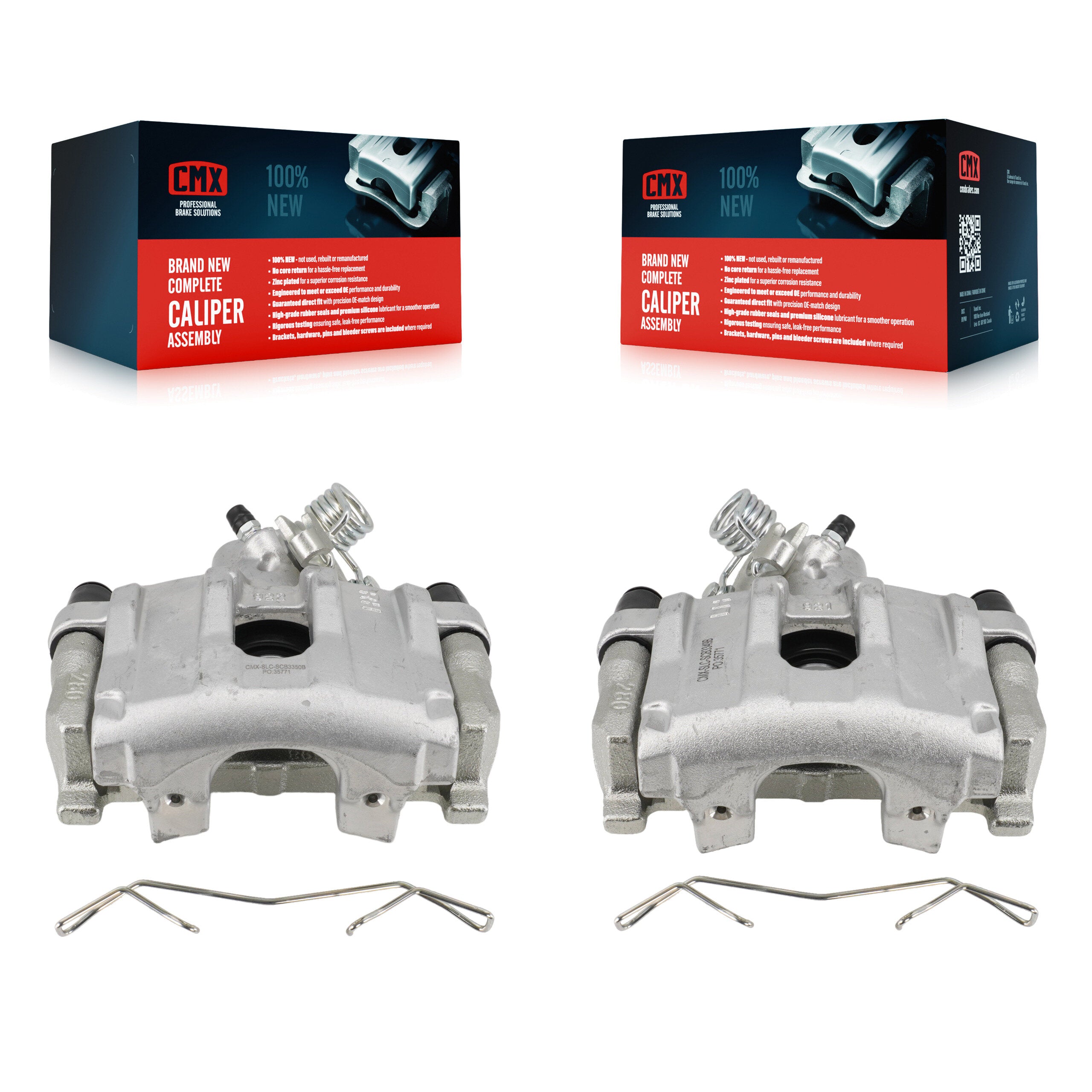 Rear Brake Caliper Left Right (Driver Passenger) Kit For 2014-2022 Ford Transit Connect KBC-100729