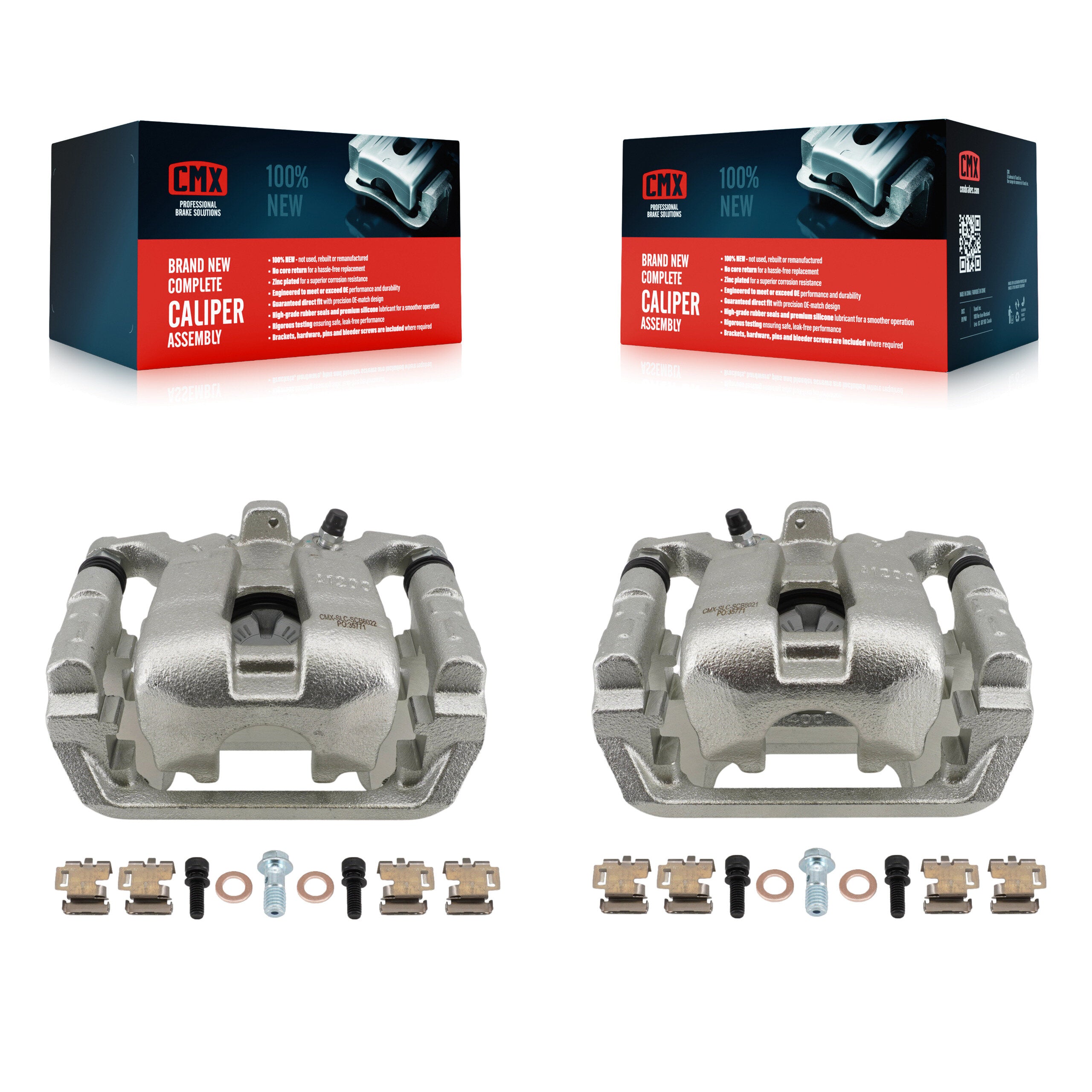 Rear Brake Caliper Kit For Chevrolet GMC Silverado 1500 Sierra Limited Colorado LTD EV KBC-100737