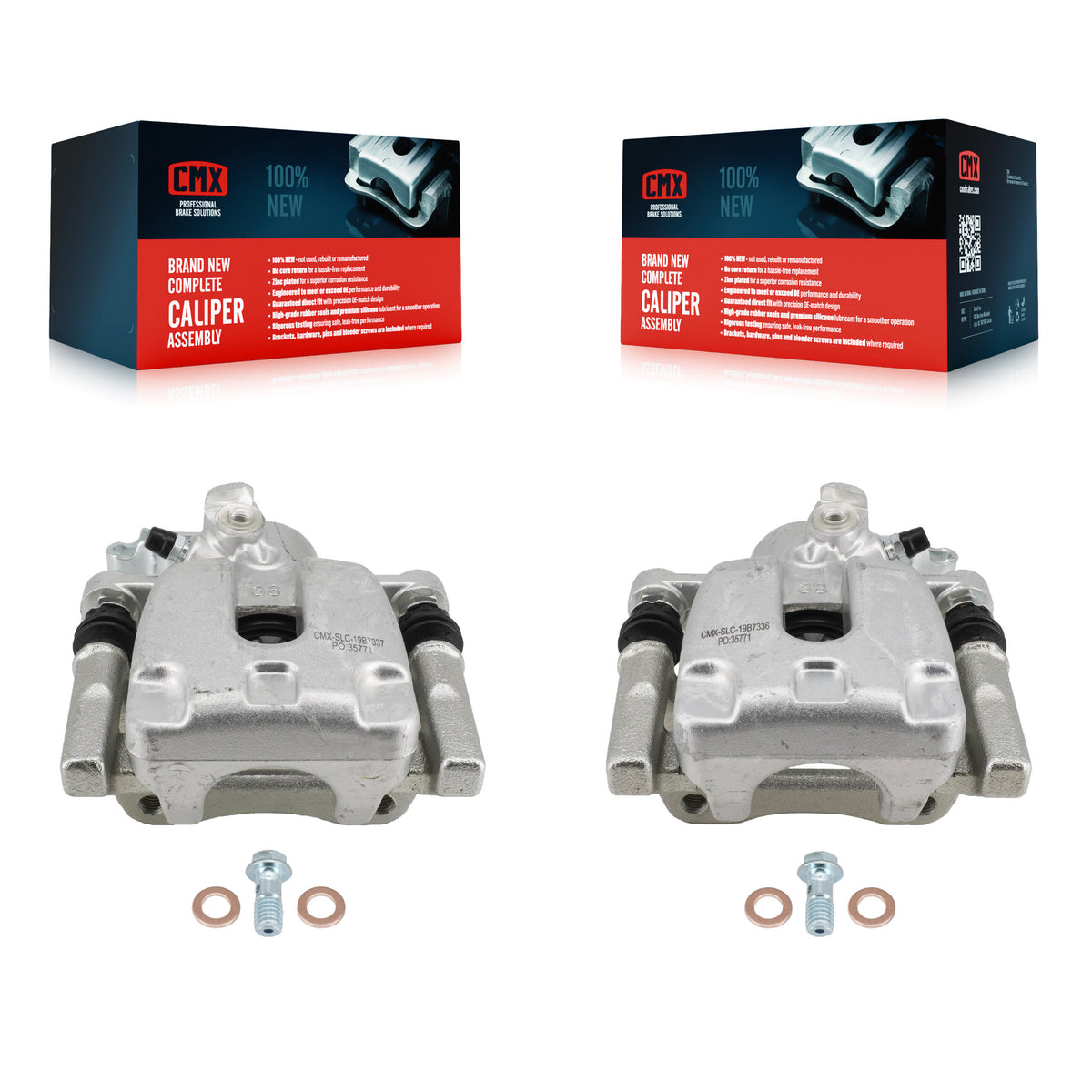 Rear Disc Brake Caliper Left Right Side Kit For Volkswagen Golf SportWagen Alltrack KBC-100743