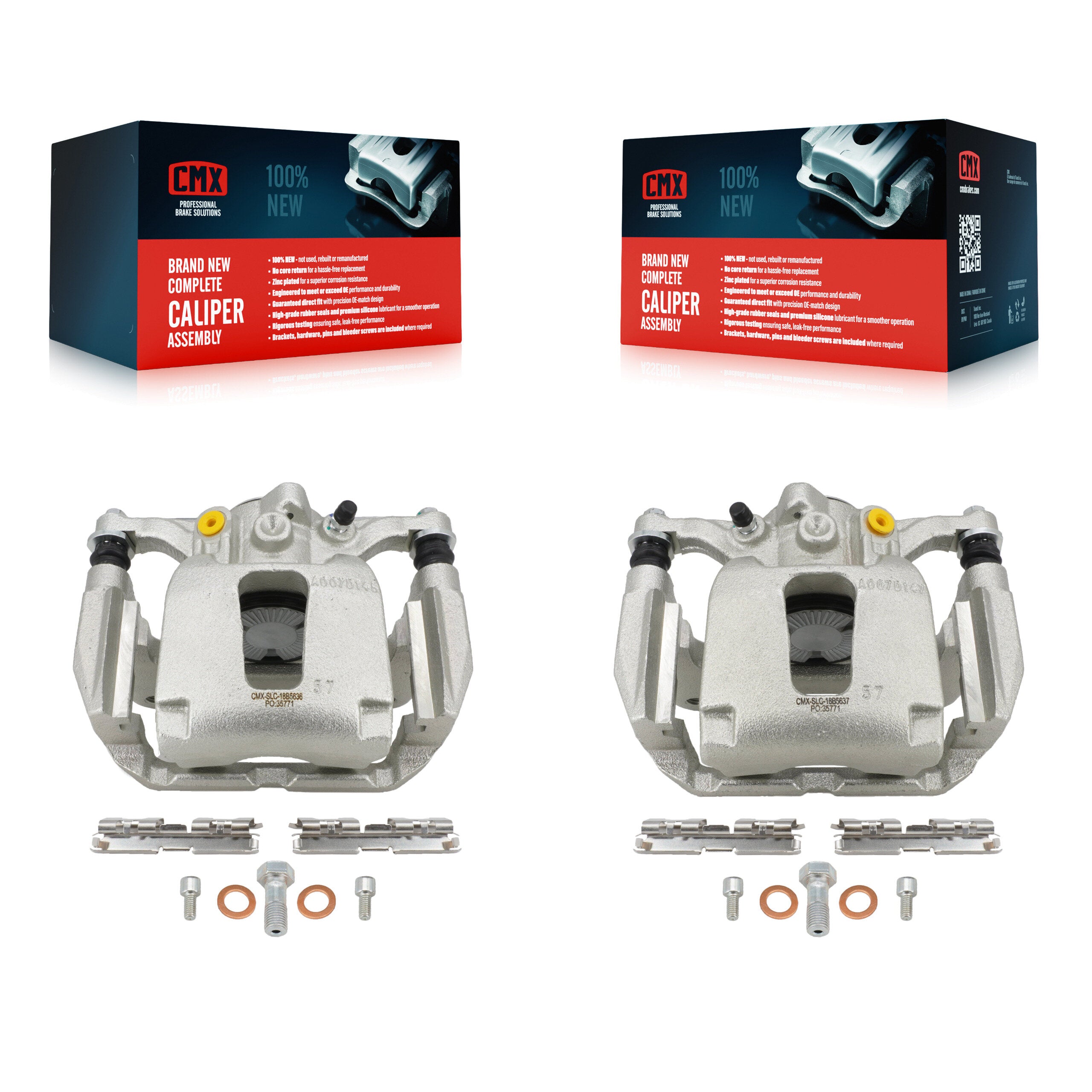 Rear Brake Caliper Left Right Driver Passenger Side Kit For Ram 1500 Jeep Wagoneer Grand KBC-100754
