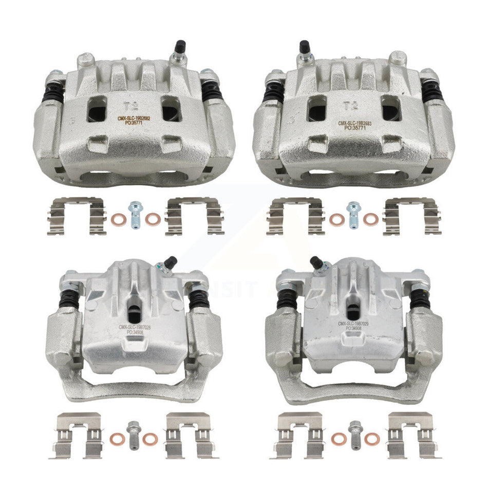 Front Rear Disc Brake Caliper Left Right Side (Driver Passenger) Kit For Subaru Impreza KBC-100769