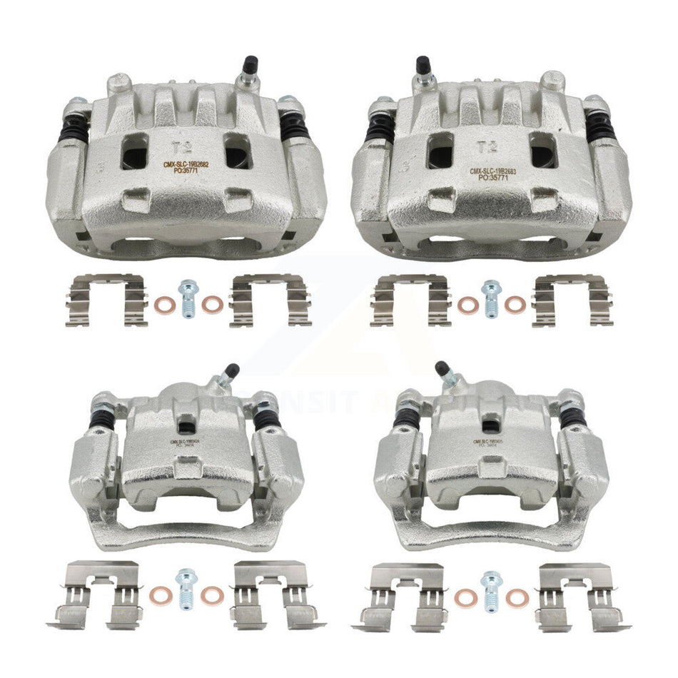 Front Rear Disc Brake Caliper Left Right Side (Driver Passenger) Kit For Subaru Impreza KBC-100770