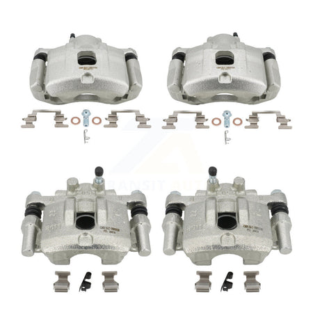 Front Rear Brake Caliper Kit For 2010-2012 Dodge Caliber With 276mm Diameter Rotor KBC-100772