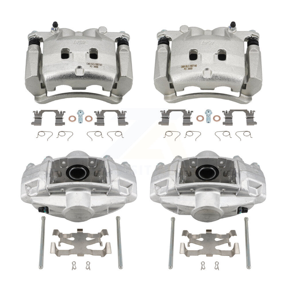 Front Rear Disc Brake Caliper Kit For INFINITI Q50 Q60 Nissan Z With Dual Piston KBC-100780