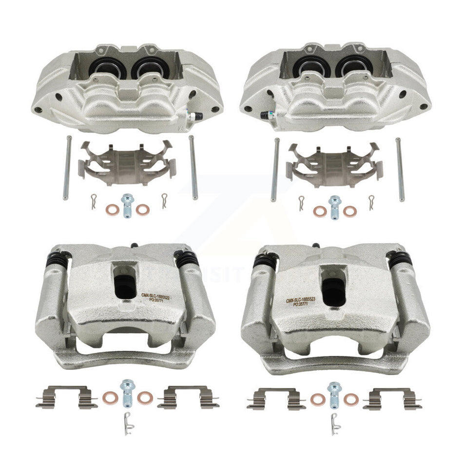 Front Rear Brake Caliper Left Right Side Kit For 2015-2020 Chevrolet Colorado GMC Canyon KBC-100781