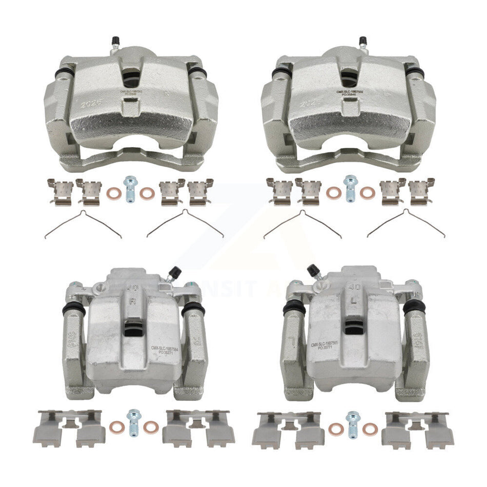 Front Rear Disc Brake Caliper Kit For 2018-2019 Toyota Camry With Manual Parking KBC-100782
