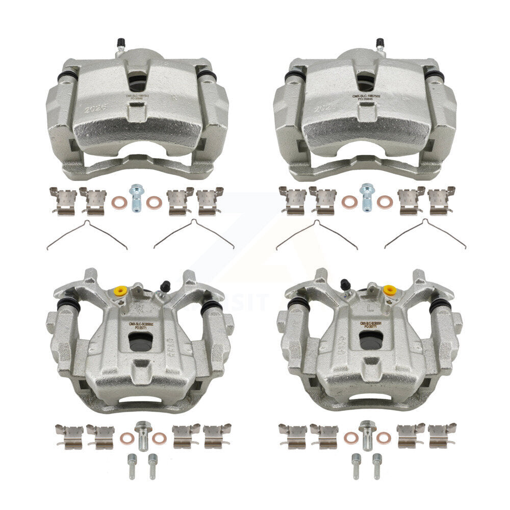 Front Rear Brake Caliper Left Right Side (Driver Passenger) Kit For Toyota RAV4 Venza KBC-100784