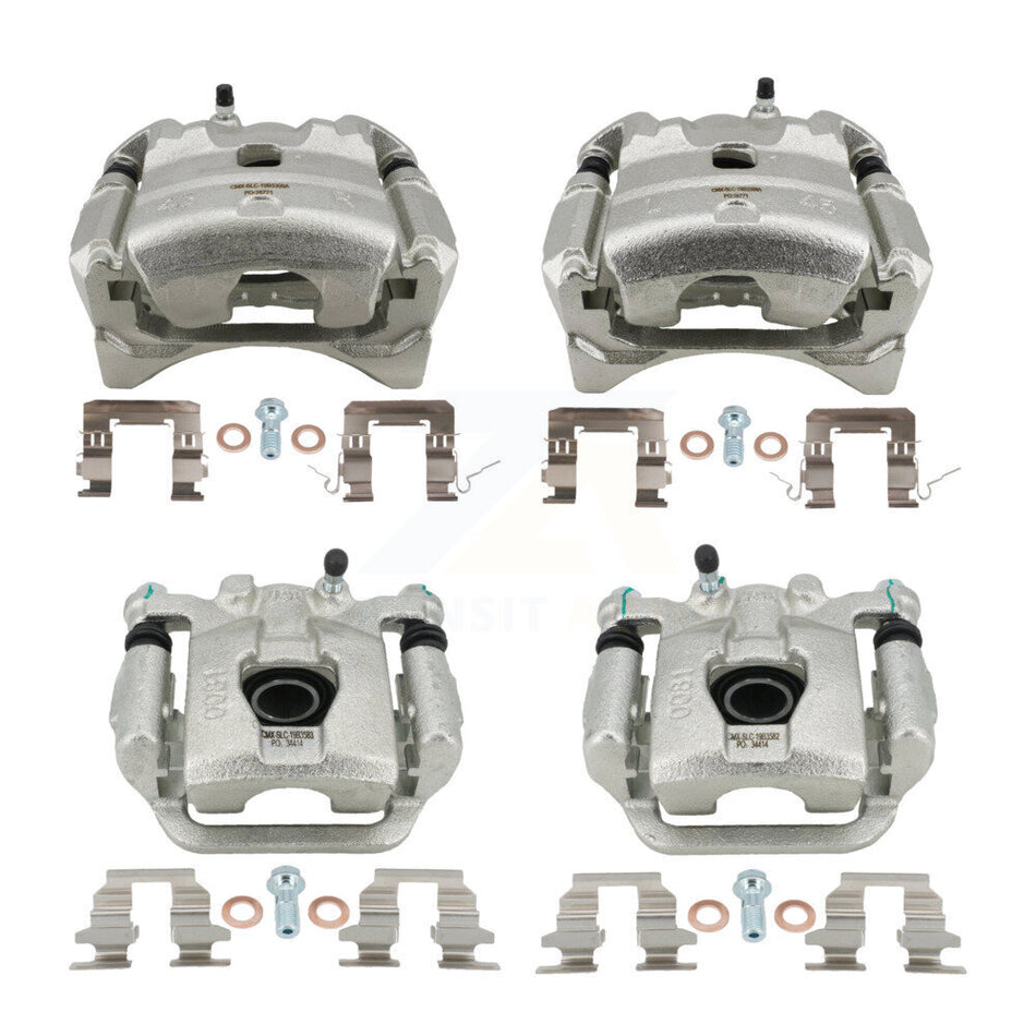 Front Rear Brake Caliper Left Right Side Kit For 2011-2012 Nissan Sentra SE-R with 2.5L KBC-100785