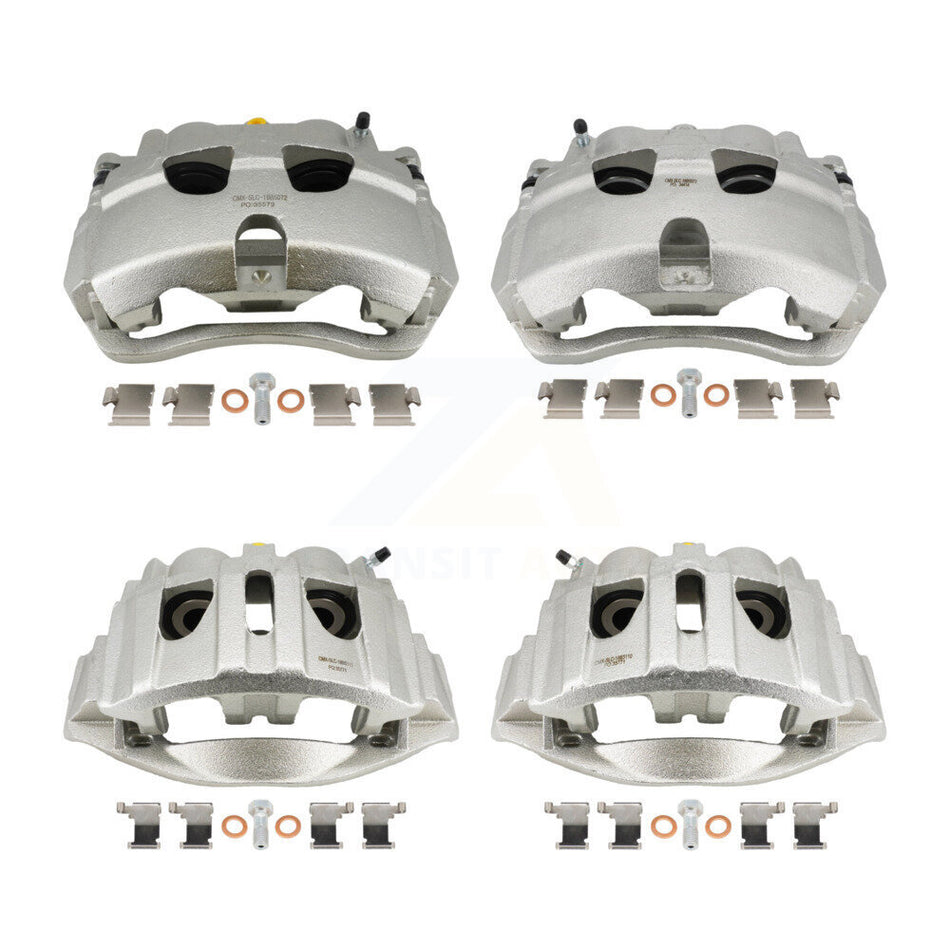 Front Rear Disc Brake Caliper Left Right Side Kit For 2008-2019 Ford E-450 Super Duty KBC-100788
