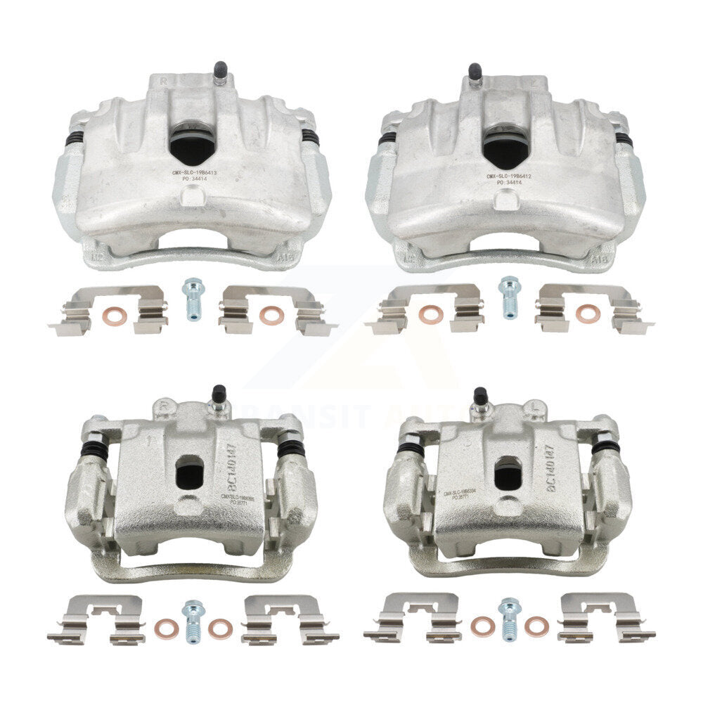 Front Rear Brake Caliper Kit For 2010-2016 Hyundai Genesis Coupe Without Brembo Calipers KBC-100791