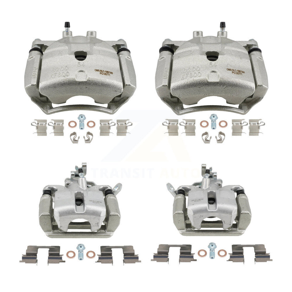 Front Rear Brake Caliper Left Right Side (Driver Passenger) Kit For Mazda 3 Sport 2.0L KBC-100800