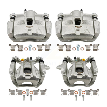 Front Rear Brake Caliper (Left Right) Kit For Toyota Corolla With Electric Parking KBC-100805