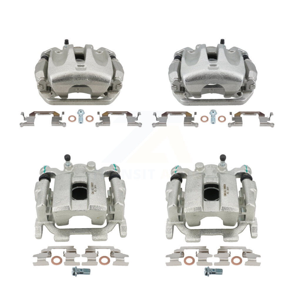 Front Rear Disc Brake Caliper Left Right Side (Driver Passenger) Kit For Nissan Murano KBC-100807