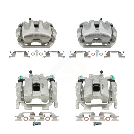 Front Rear Disc Brake Caliper Left Right Side (Driver Passenger) Kit For Nissan Murano KBC-100807