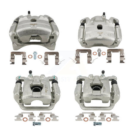 Front Rear Disc Brake Caliper Left Right Side Kit For 2010 Nissan Altima S SL Base SR KBC-100811
