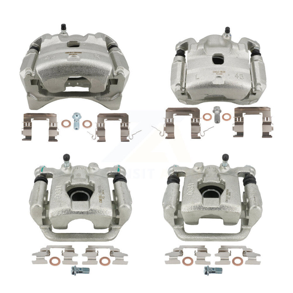 Front Rear Disc Brake Caliper Left Right Side Kit For 2010 Nissan Altima S SL Base SR KBC-100811