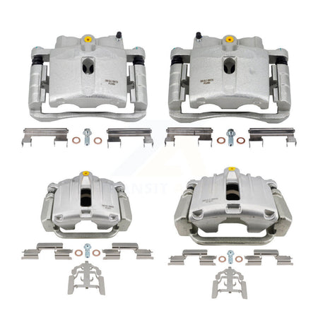 Front Rear Brake Caliper Kit For Chevrolet GMC Silverado 1500 Sierra Avalanche Classic XL KBC-100816
