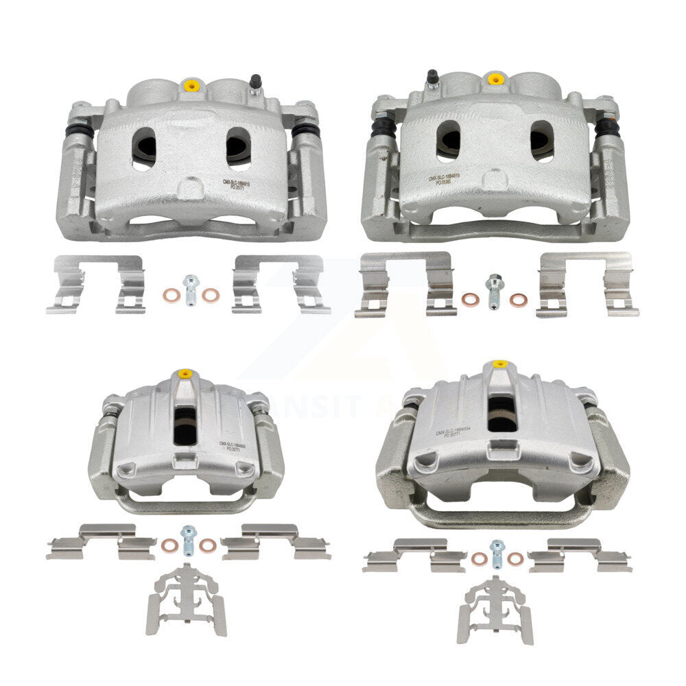 Front Rear Brake Caliper (Left Right) Kit For Chevrolet GMC Silverado 1500 Sierra Classic KBC-100817