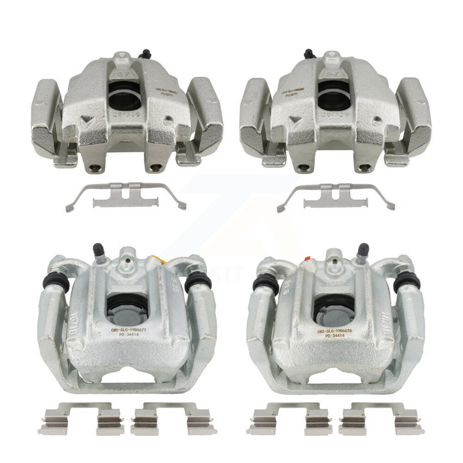 Front Rear Disc Brake Caliper Left Right Side (Driver Passenger) Kit For BMW X3 X4 KBC-100819