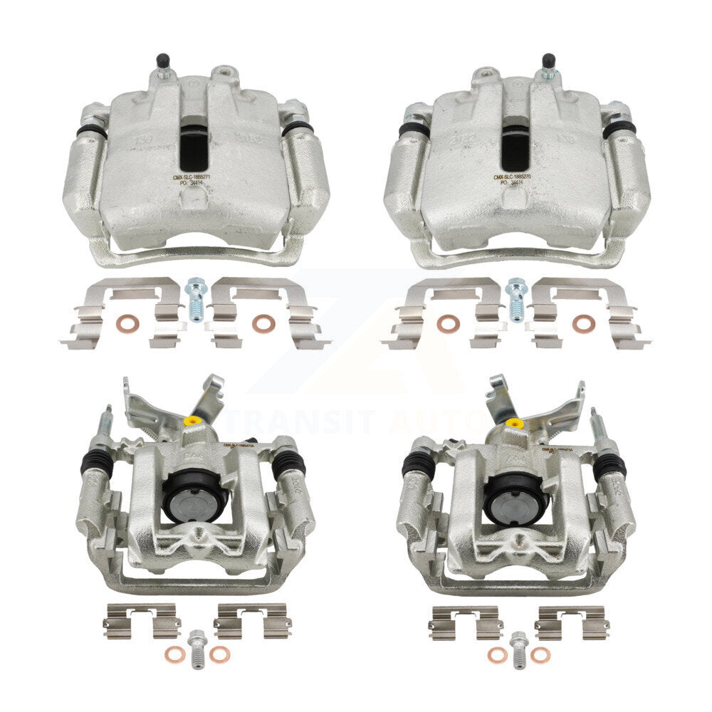 Front Rear Brake Caliper Left Right Driver Passenger Side Kit For 2016-2019 Buick Cascada KBC-100823