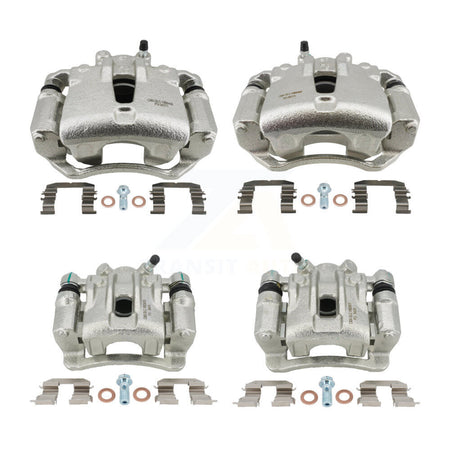 Front Rear Brake Caliper Left Right (Driver Passenger) Kit For Kia Forte Koup Forte5 2.4L KBC-100828